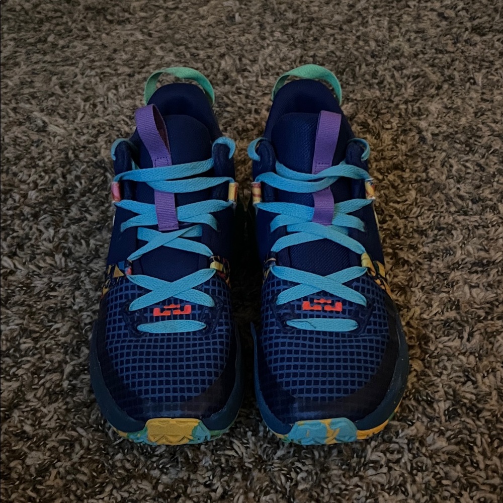 Nike Blue and Black Athletic Sneakers